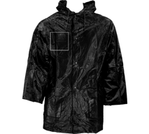 PVC raincoat with hood